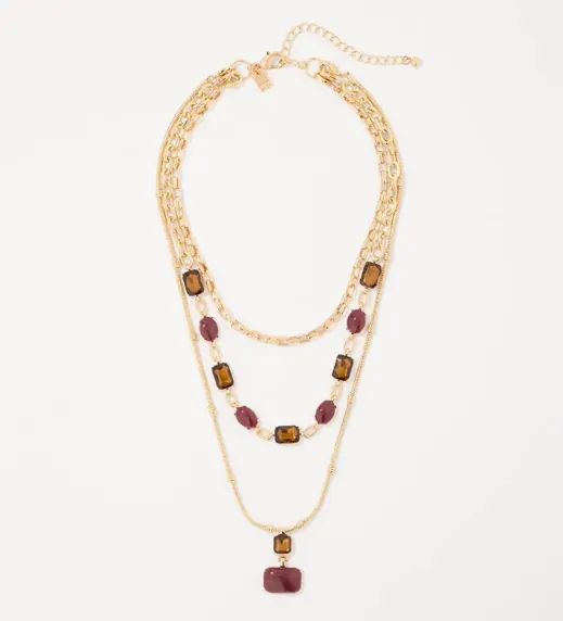 Mixed Stone Convertible Necklace